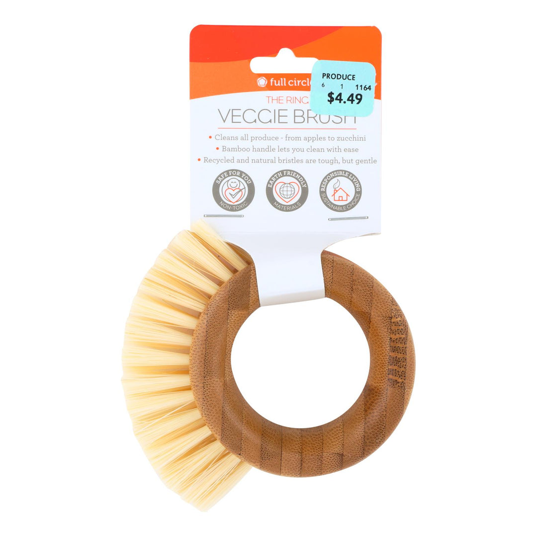 Full Circle Home - Veggie Brush The Ring - Ea Of 1-1 Ct - Maras Green